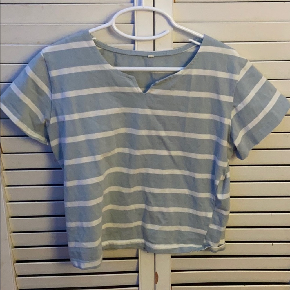 Striped Crop Top